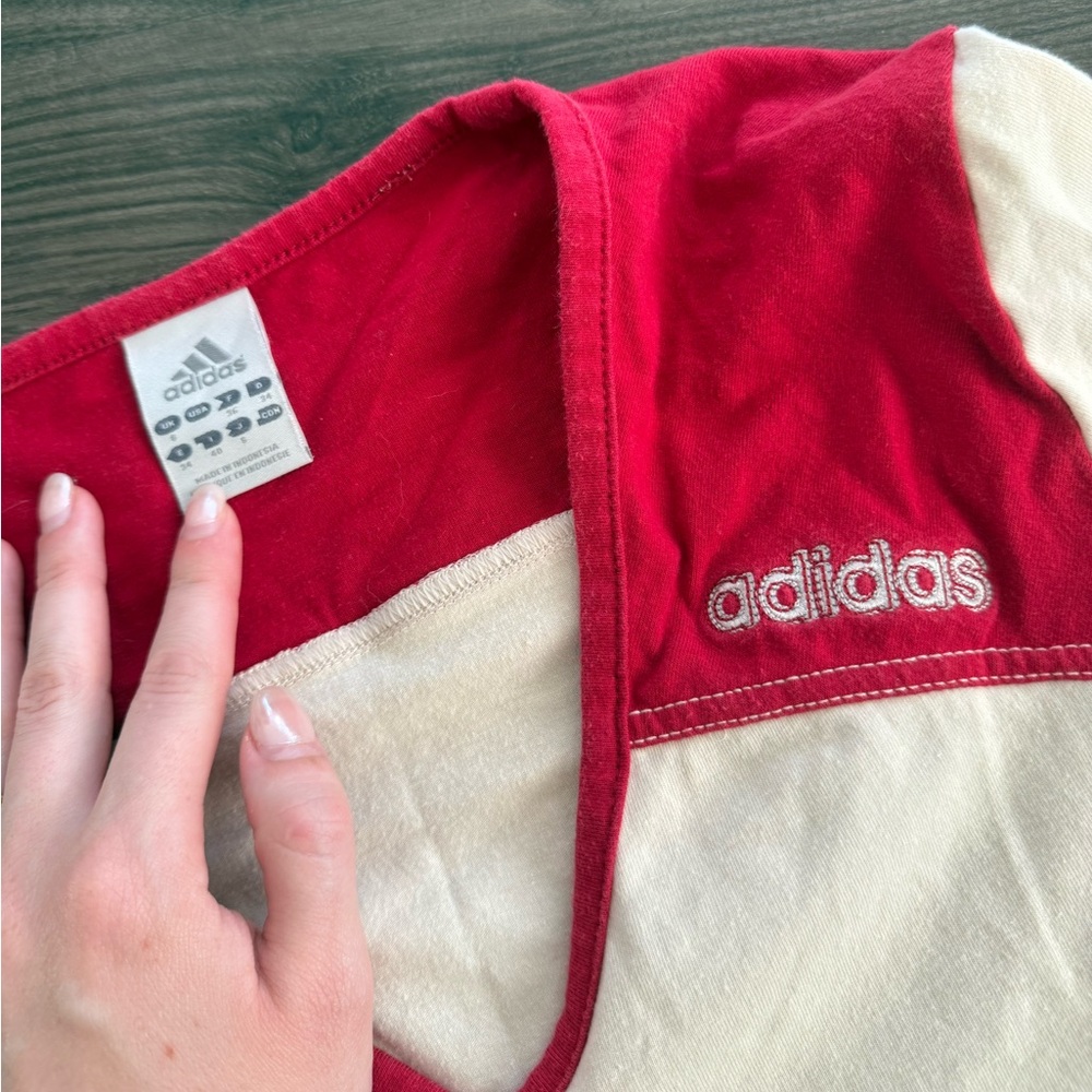 VINTAGE adidas crop tee (see description)